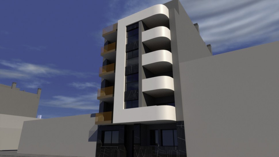 Новые, прекрасные апартаменты 100м2 рядом с пляжем в Торревьеха